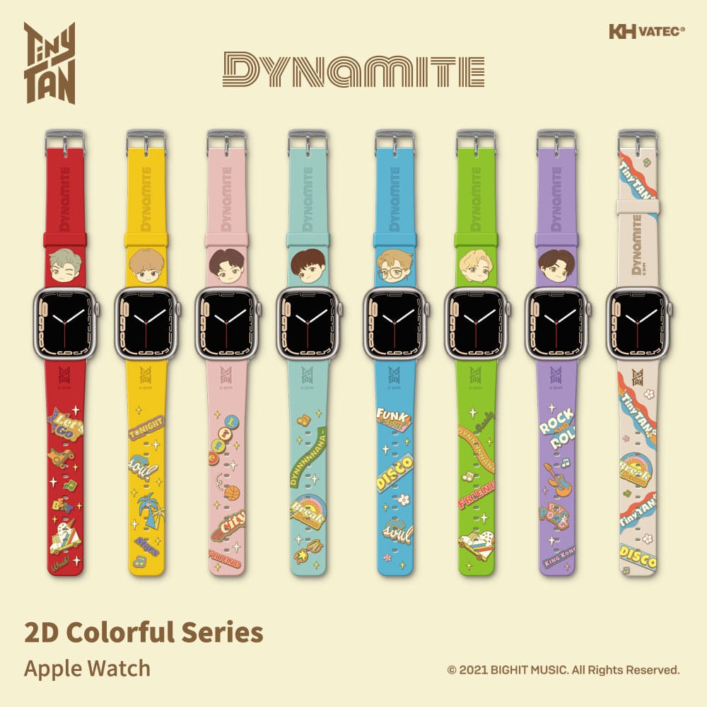 BTS 방탄소년단 Dynamite2D 애플 워치 스트랩 밴드