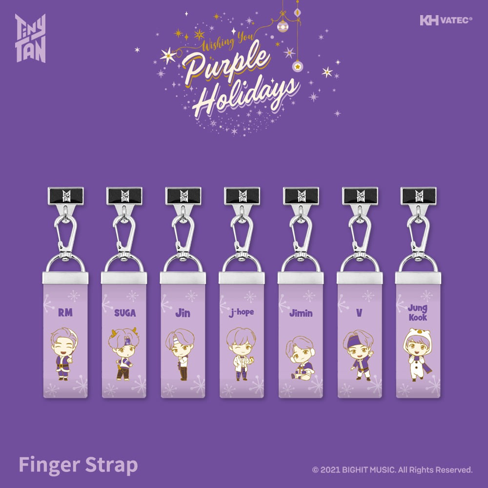 BTS 방탄소년단 Purple Holiday 핑거 스트랩
