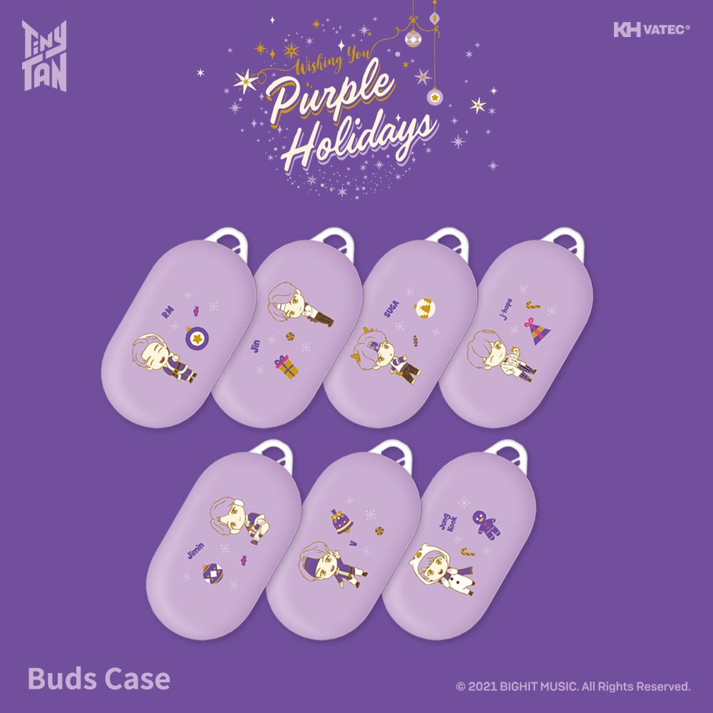 BTS 방탄소년단 버즈 버즈라이브 케이스 Purple Holiday